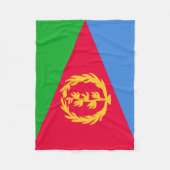 Flagge Eritreas Fleecedecke (Vorderseite)