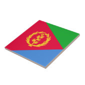 Flagge Eritreas Fliese (Seite)
