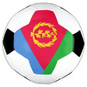Flagge Eritreas Fußball (Gedreht)