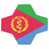 Flagge Eritreas Fußball (Flach)