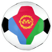 Flagge Eritreas Fußball (Gedreht)
