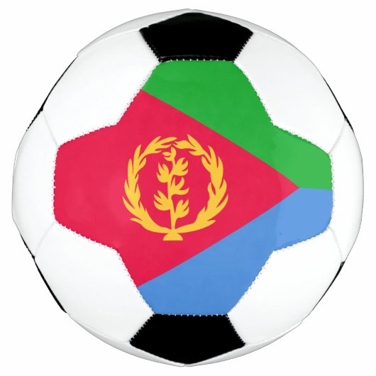 Flagge Eritreas Fußball (Vorderseite)