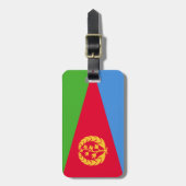 Flagge Eritreas Gepäckanhänger (Vorderseite vertikal)
