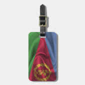 Flagge Eritreas Gepäckanhänger (Vorderseite vertikal)