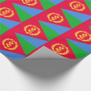 Flagge Eritreas Geschenkpapier