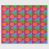 Flagge Eritreas Geschenkpapier (Flach)