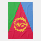 Flagge Eritreas Geschirrtuch (Vertikal)