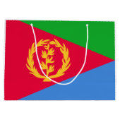 Flagge Eritreas Große Geschenktüte (Rückseite)