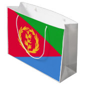 Flagge Eritreas Große Geschenktüte (Rückseite Schrägansicht)