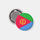 Flagge Eritreas Magnet (Vorderseite/Rückseite)