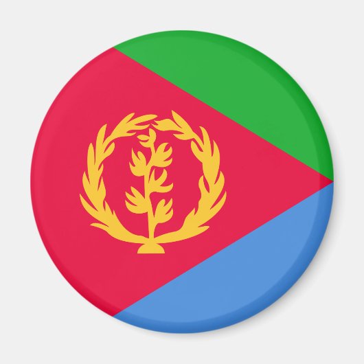 Flagge Eritreas Magnet (Vorne)