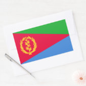 Flagge Eritreas Rechteckiger Aufkleber (Umschlag)