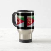 Flagge Eritreas Reisebecher (Vorderseite Links)