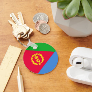 Flagge Eritreas Schlüsselanhänger