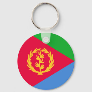 Flagge Eritreas Schlüsselanhänger