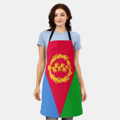 Flagge Eritreas Schürze (Getragen)