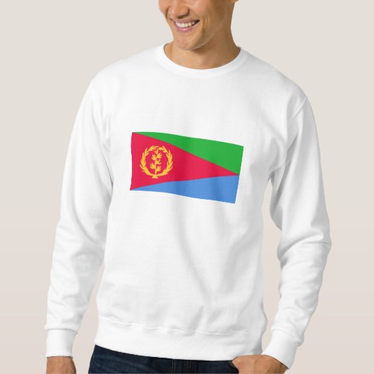 Flagge Eritreas Sweatshirt (Vorderseite)