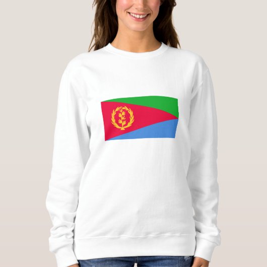 Flagge Eritreas Sweatshirt (Vorderseite)