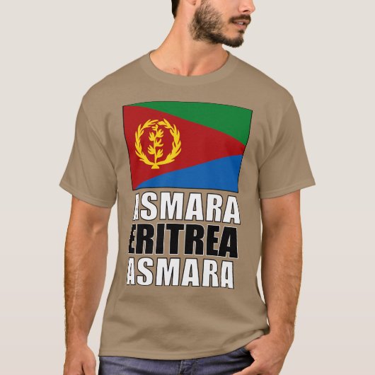Flagge Eritreas T-Shirt (Vorderseite)