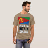 Flagge Eritreas T-Shirt (Vorne ganz)
