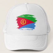 Flagge Eritreas Truckerkappe (Vorderseite)