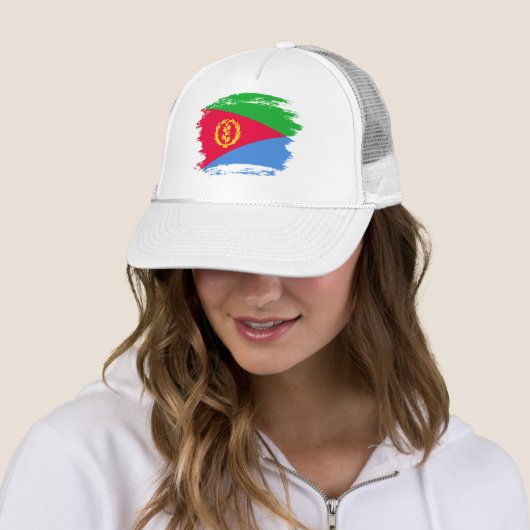 Flagge Eritreas Truckerkappe (Beispiel)