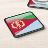 Flagge Eritreas Untersetzer (Linke Seite)