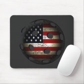 Flagge-Essiggurken-Ball USA Mousepad (Mit Mouse)