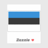 Flagge Estlands Aufkleber (Blatt)