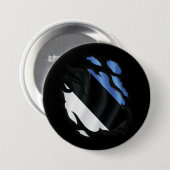 Flagge Estlands Button (Vorne & Hinten)
