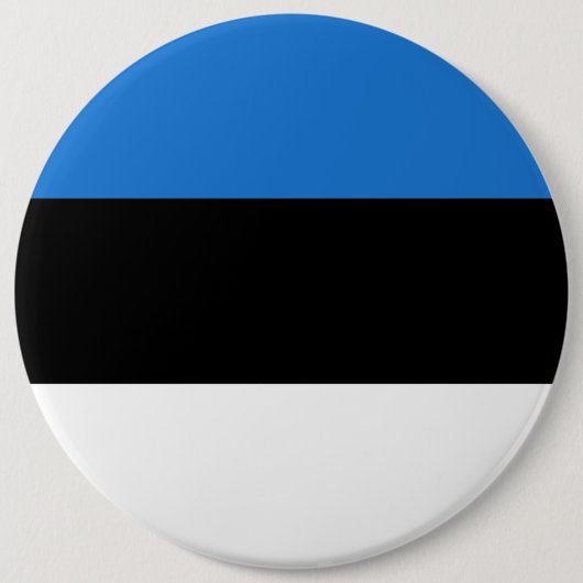 Flagge Estlands Button (Vorderseite)