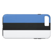Flagge Estlands Case-Mate iPhone Hülle (Rückseite (Horizontal))