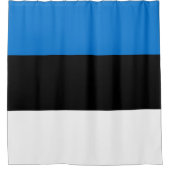 Flagge Estlands Duschvorhang (Vorderseite)