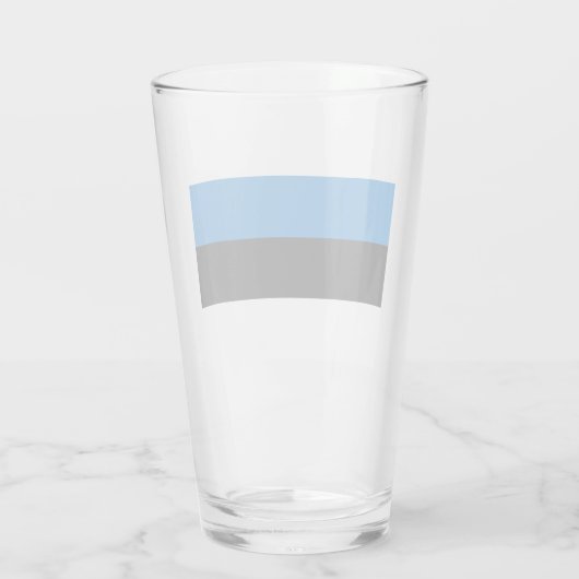 Flagge Estlands Glas (Rückseite)