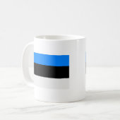 Flagge Estlands Kaffeetasse (Vorderseite Links)