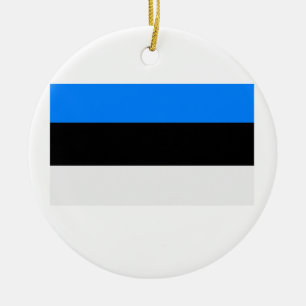 Flagge Estlands Keramikornament