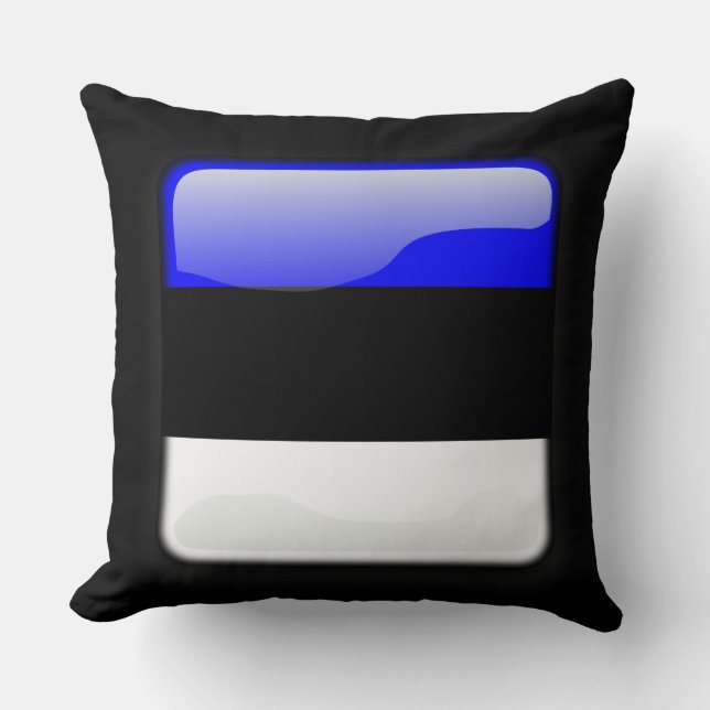 Flagge Estlands Kissen (Vorderseite)