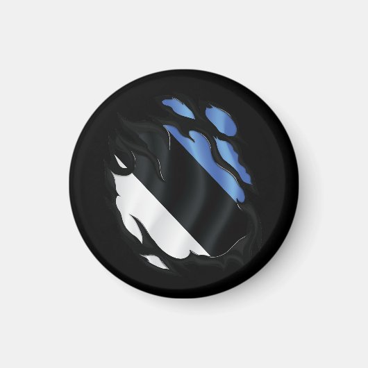 Flagge Estlands Magnet (Vorne)