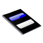 Flagge Estlands Notizblock (Rechte Seite)