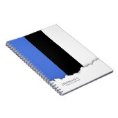 Flagge Estlands Notizblock (Rechte Seite)