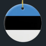 Flagge Estlands - Ornament<br><div class="desc">Flagge Estlands - Ornament</div>