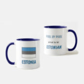 Flagge Estlands Tasse