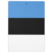 Flagge Estlands Zwischenablage Klemmbrett (Rückseite)