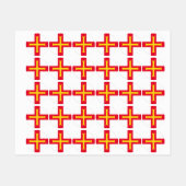 Flagge Etiketten (Blatt)