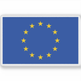 Flagge Europas Aufkleber