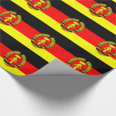 Flagge Europas Deutschland Geschenkpapier (Ecke)