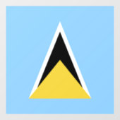 Flagge Fensteraufkleber (Blatt)