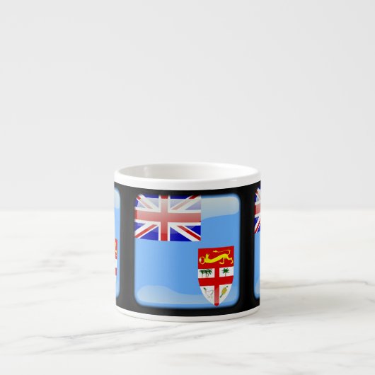 Flagge Fidschis Espressotasse (Vorderseite)
