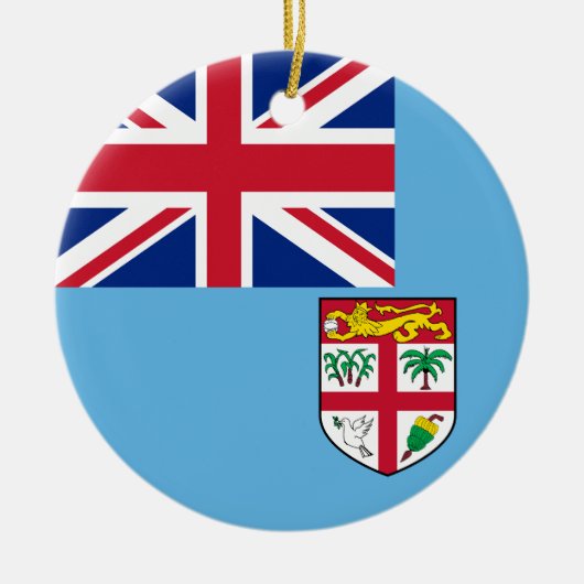 Flagge Fidschis Keramik Ornament (Vorne)