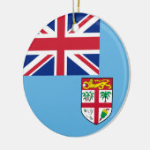 Flagge Fidschis Keramik Ornament (Links)